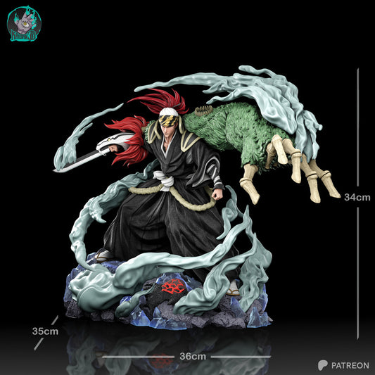 abarai renji bleach statue figurine résine yagami studio