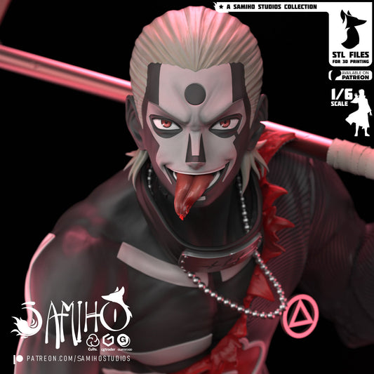 Hidan Akatsuki Résine de Collection Yagami Studio Figurine et statue résine de collection manga animé comics imprimé et peinte à la main