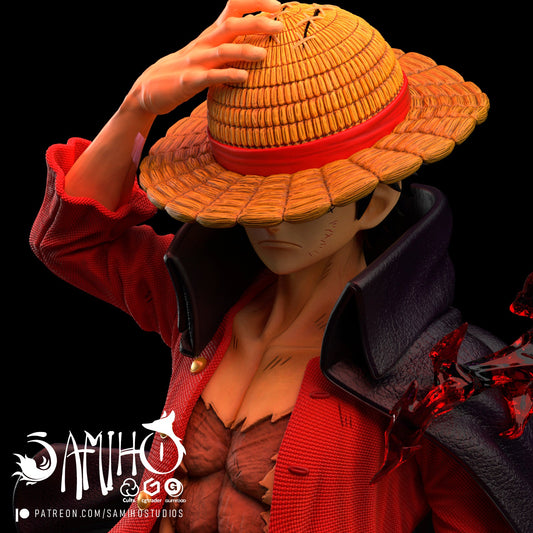 Luffy Résine de Collection Yagami Studio Figurine et statue résine de collection manga animé comics imprimé et peinte à la main