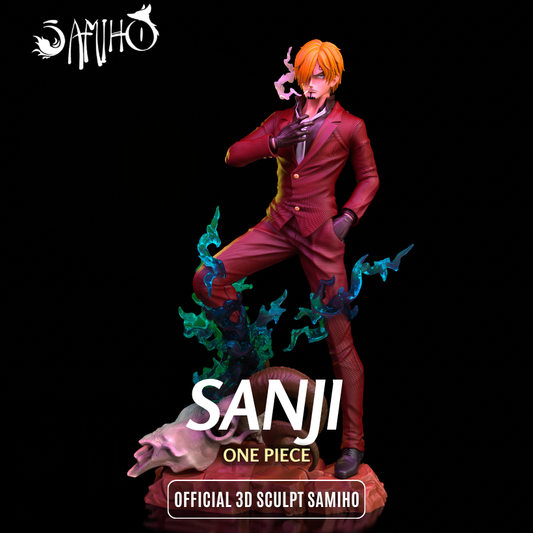 Sanji Résine de Collection Yagami Studio Figurine et statue résine de collection manga animé comics imprimé et peinte à la main