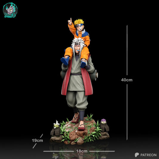 Jiraya x Naruto Résine de Collection Yagami Studio Figurine et statue résine de collection manga animé comics imprimé et peinte à la main