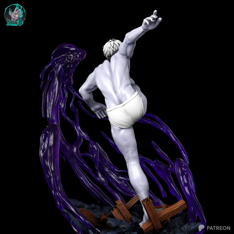 The Devil Eye Résine de Collection Yagami Studio Figurine et statue résine de collection manga animé comics imprimé et peinte à la main