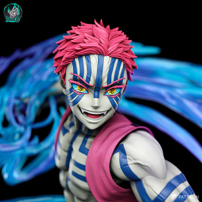 akaza demon slayer statue figurine résine yagami studio