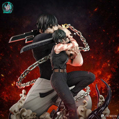 Maki x Toji Résine de Collection Yagami Studio Figurine et statue résine de collection manga animé comics imprimé et peinte à la main