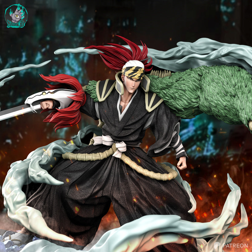 abarai renji bleach statue figurine résine yagami studio
