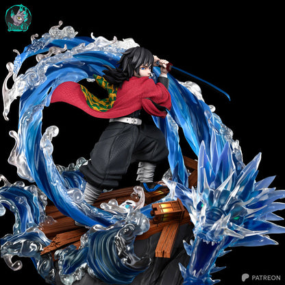 Giyu Tomioka Résine de Collection Yagami Studio Figurine et statue résine de collection manga animé comics imprimé et peinte à la main