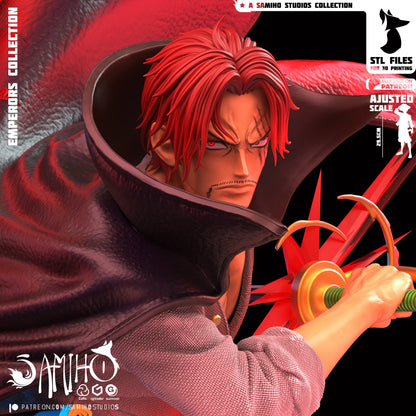 Shanks Résine de Collection Yagami Studio Figurine et statue résine de collection manga animé comics imprimé et peinte à la main