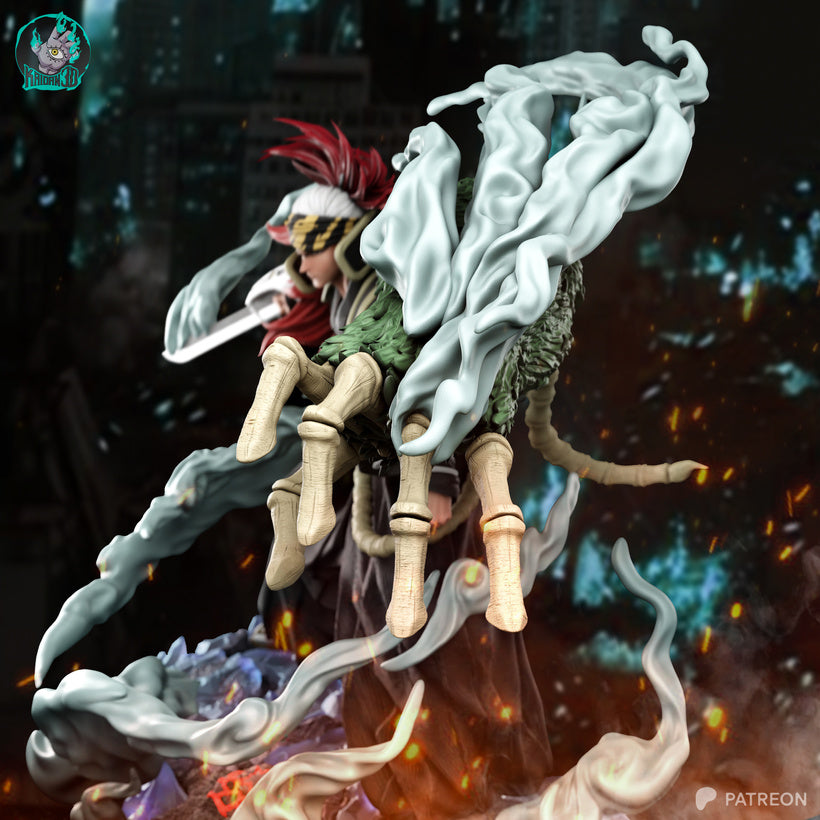 abarai renji bleach statue figurine résine yagami studio
