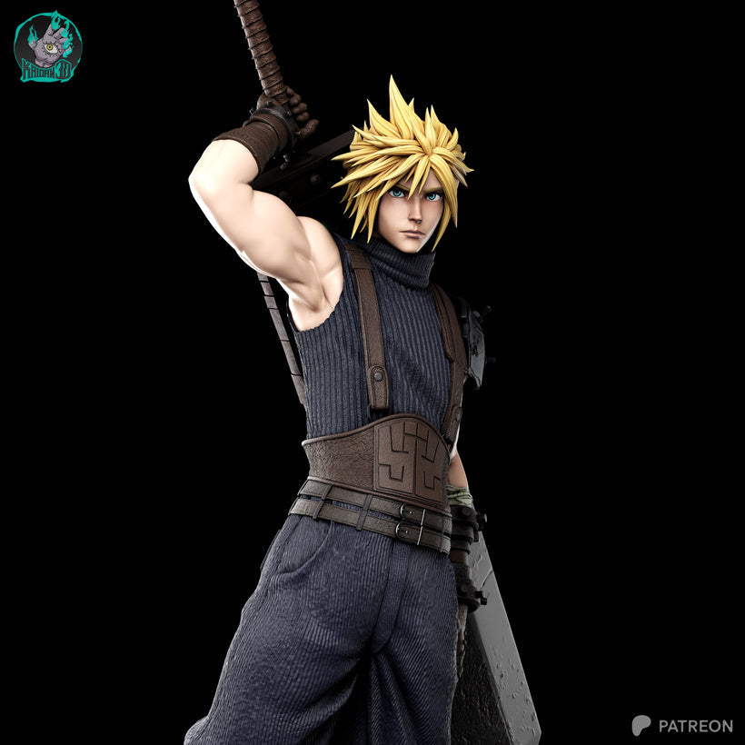 Cloud Résine de Collection Yagami Studio Figurine et statue résine de collection manga animé comics imprimé et peinte à la main