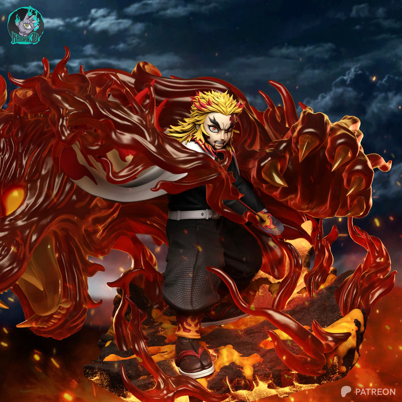 Rengoku Résine de Collection Yagami Studio Figurine et statue résine de collection manga animé comics imprimé et peinte à la main