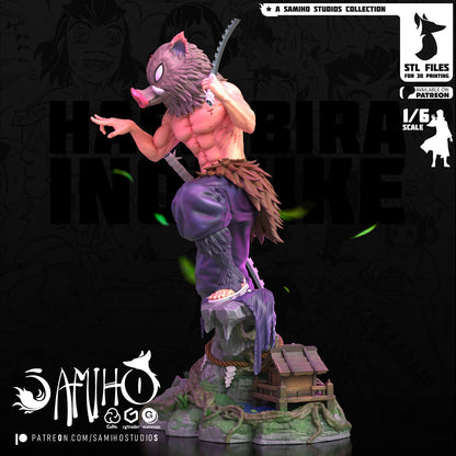 Inosuke Résine de Collection Yagami Studio Figurine et statue résine de collection manga animé comics imprimé et peinte à la main