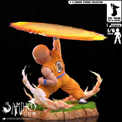 Krilin Résine de Collection Yagami Studio Figurine et statue résine de collection manga animé comics imprimé et peinte à la main