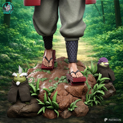 Jiraya x Naruto Résine de Collection Yagami Studio Figurine et statue résine de collection manga animé comics imprimé et peinte à la main