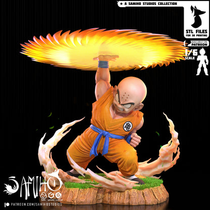 Krilin Résine de Collection Yagami Studio Figurine et statue résine de collection manga animé comics imprimé et peinte à la main