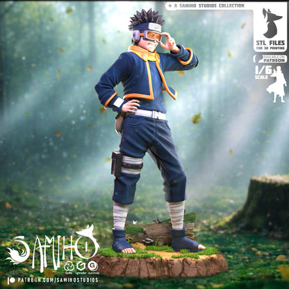 Obito Young Résine de Collection Yagami Studio Figurine et statue résine de collection manga animé comics imprimé et peinte à la main