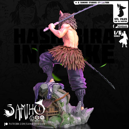 Inosuke Résine de Collection Yagami Studio Figurine et statue résine de collection manga animé comics imprimé et peinte à la main