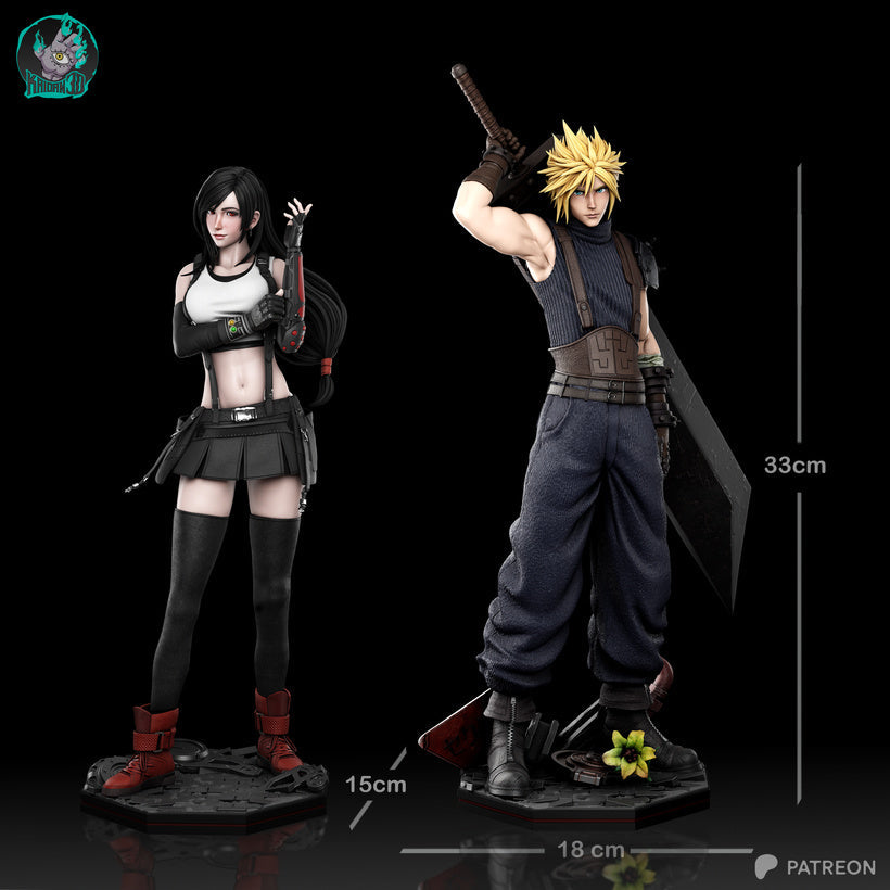 Cloud Résine de Collection Yagami Studio Figurine et statue résine de collection manga animé comics imprimé et peinte à la main