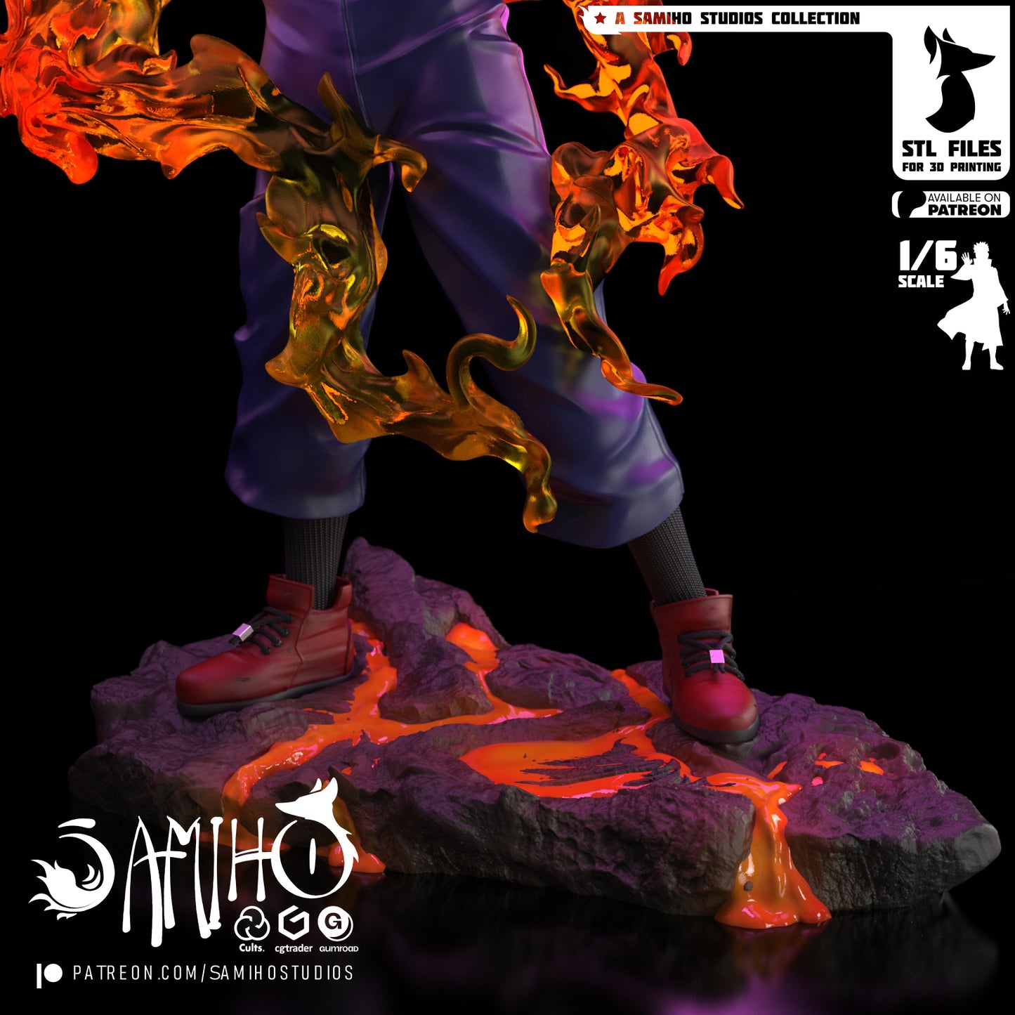 Figurine résine Sukuna Yuji Jujutsu Kaisen 