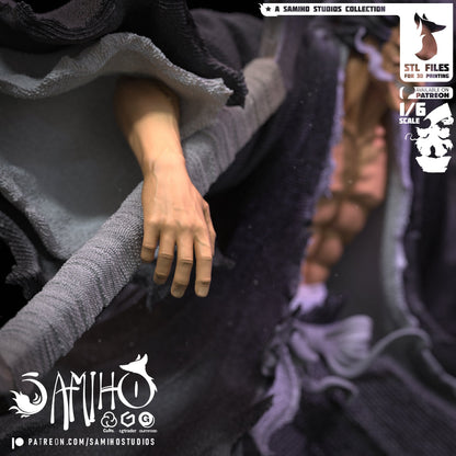 Zaraki Kenpachi Résine de Collection Yagami Studio Figurine et statue résine de collection manga animé comics imprimé et peinte à la main