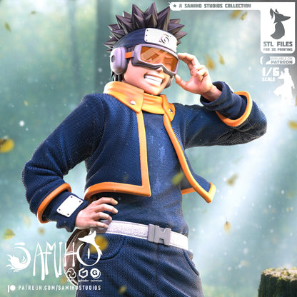 Obito Young Résine de Collection Yagami Studio Figurine et statue résine de collection manga animé comics imprimé et peinte à la main