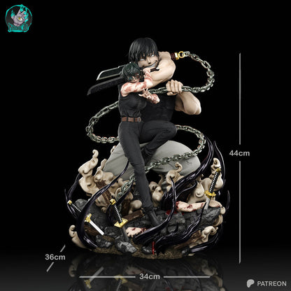 Maki x Toji Résine de Collection Yagami Studio Figurine et statue résine de collection manga animé comics imprimé et peinte à la main