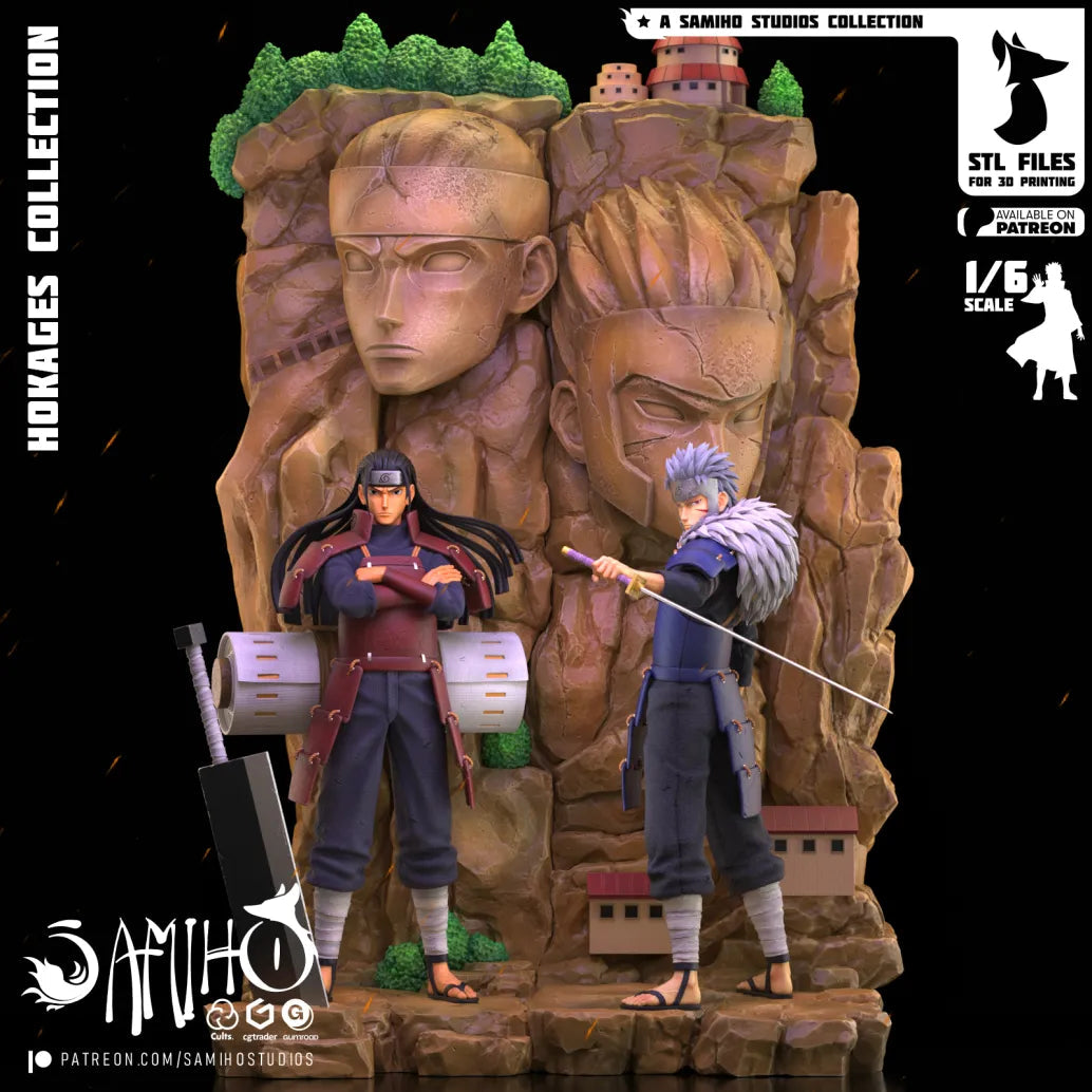 Tobirama Résine de Collection Yagami Studio Figurine et statue résine de collection manga animé comics imprimé et peinte à la main
