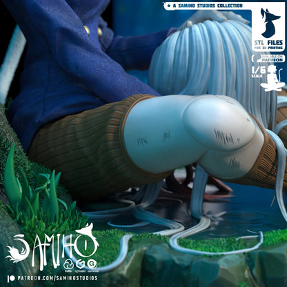Neferpitou Résine de Collection Yagami Studio Figurine et statue résine de collection manga animé comics imprimé et peinte à la main