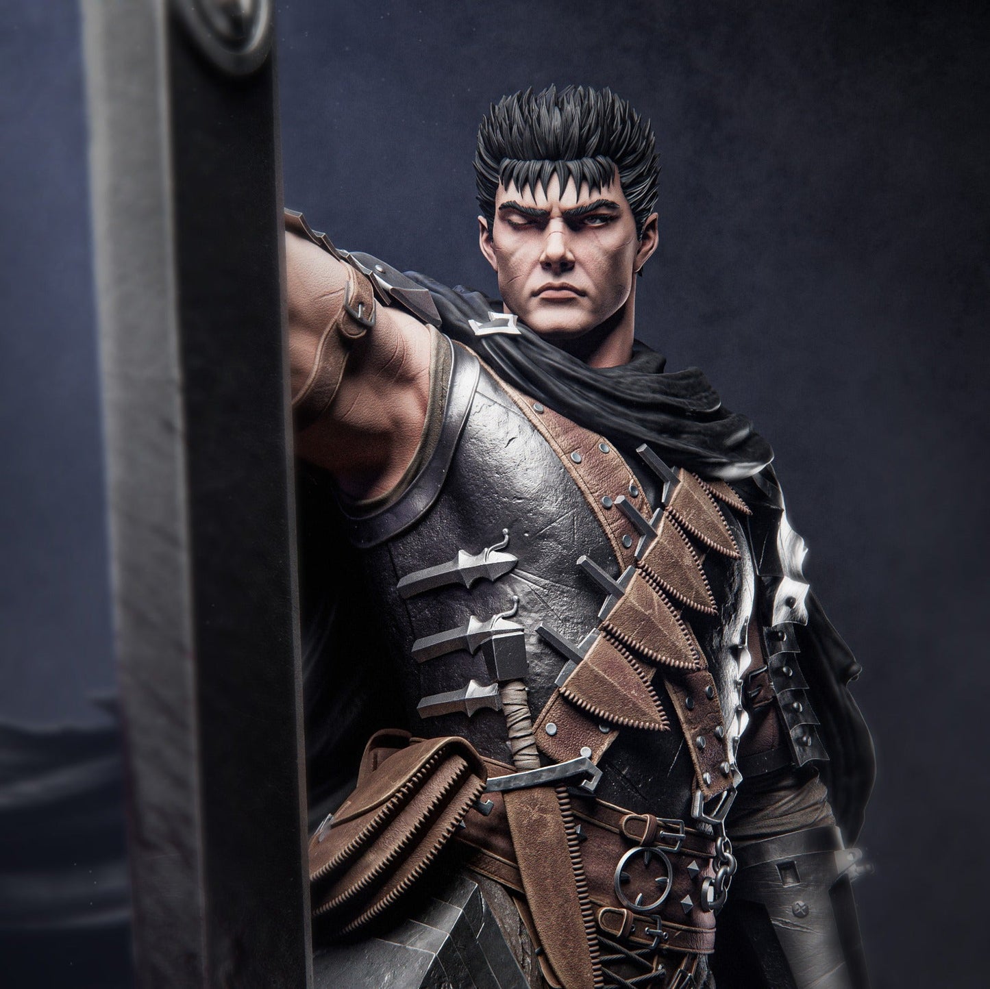Guts Résine de Collection Yagami Studio Figurine et statue résine de collection manga animé comics imprimé et peinte à la main