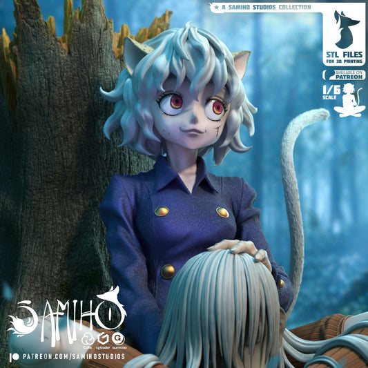 Neferpitou Résine de Collection Yagami Studio Figurine et statue résine de collection manga animé comics imprimé et peinte à la main