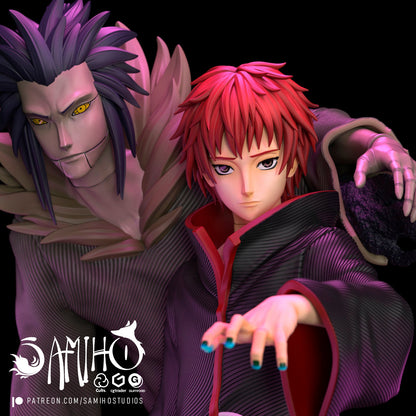 Sasori Akatsuki Résine de Collection Yagami Studio Figurine et statue résine de collection manga animé comics imprimé et peinte à la main