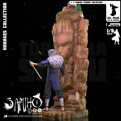 Tobirama Résine de Collection Yagami Studio Figurine et statue résine de collection manga animé comics imprimé et peinte à la main