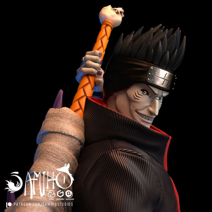 Kisame Akatsuki Résine de Collection Yagami Studio Figurine et statue résine de collection manga animé comics imprimé et peinte à la main