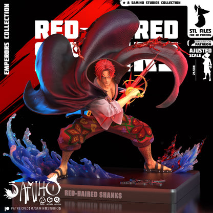 Shanks Résine de Collection Yagami Studio Figurine et statue résine de collection manga animé comics imprimé et peinte à la main