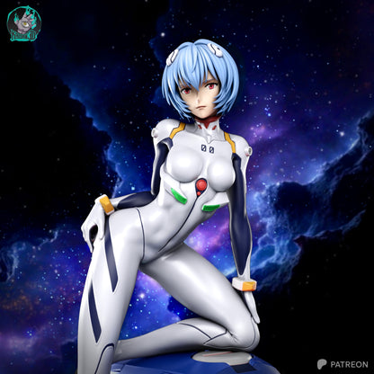 Rey Ayanami Résine de Collection Yagami Studio Figurine et statue résine de collection manga animé comics imprimé et peinte à la main