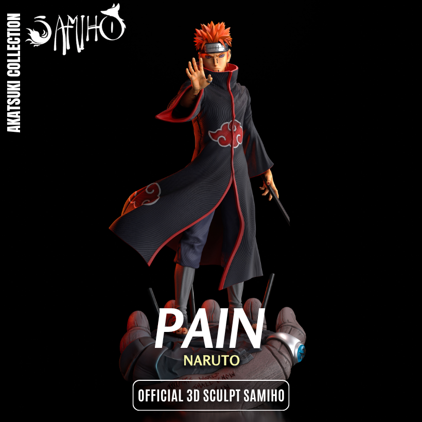 Pain Akatsuki Résine de Collection Yagami Studio Figurine et statue résine de collection manga animé comics imprimé et peinte à la main
