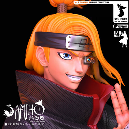 Deidara Akatsuki Résine de Collection Yagami Studio Figurine et statue résine de collection manga animé comics imprimé et peinte à la main