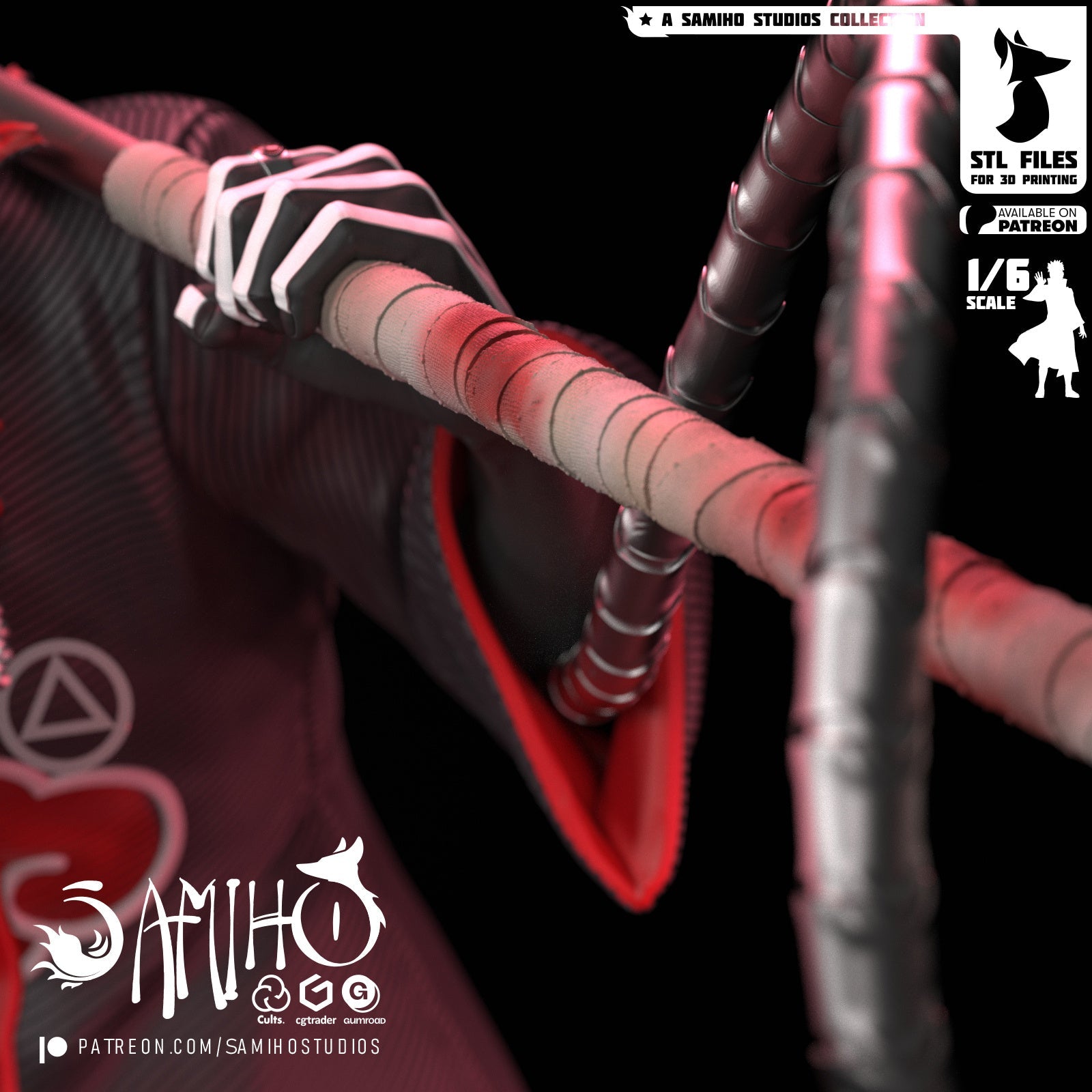 Hidan Akatsuki Résine de Collection Yagami Studio Figurine et statue résine de collection manga animé comics imprimé et peinte à la main