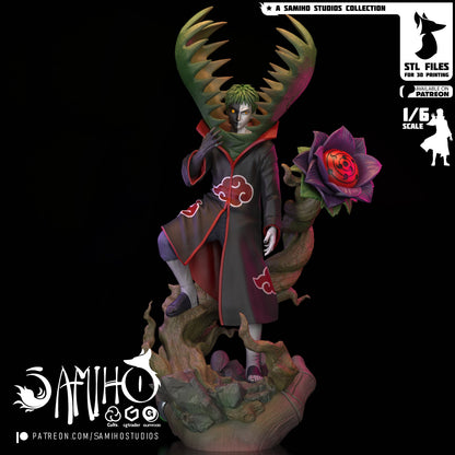 Zetsu Akatsuki Résine de Collection Yagami Studio Figurine et statue résine de collection manga animé comics imprimé et peinte à la main