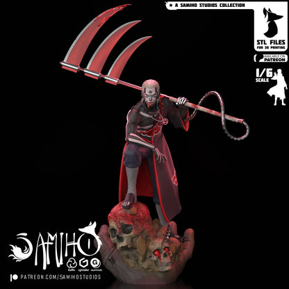 Hidan Akatsuki Résine de Collection Yagami Studio Figurine et statue résine de collection manga animé comics imprimé et peinte à la main