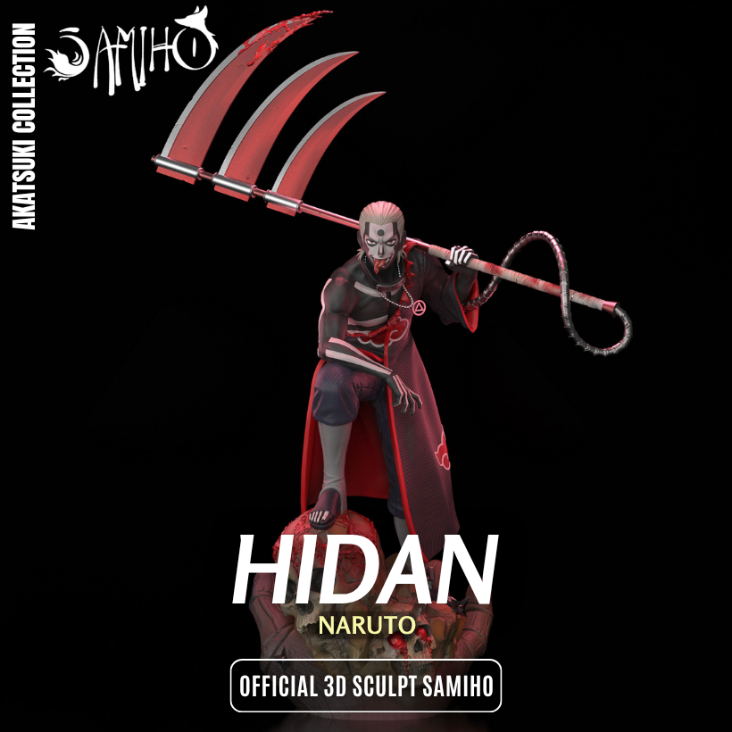 Hidan Akatsuki Résine de Collection Yagami Studio Figurine et statue résine de collection manga animé comics imprimé et peinte à la main