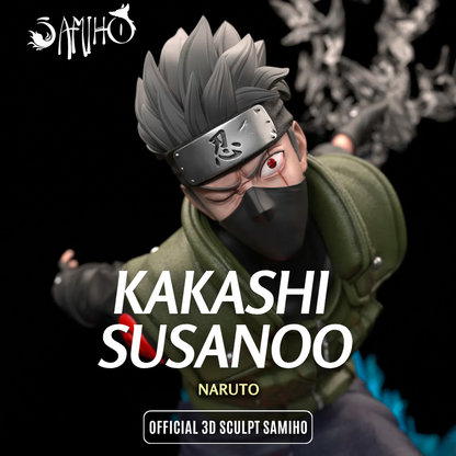 Kakashi Susanoo Résine de Collection Yagami Studio Figurine et statue résine de collection manga animé comics imprimé et peinte à la main