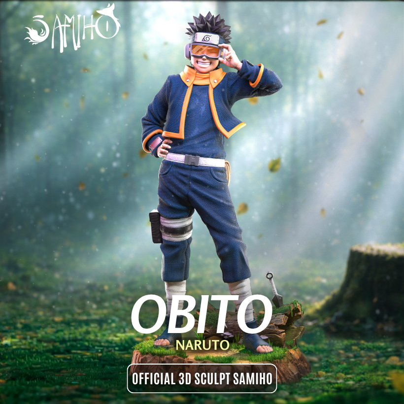 Obito Young Résine de Collection Yagami Studio Figurine et statue résine de collection manga animé comics imprimé et peinte à la main