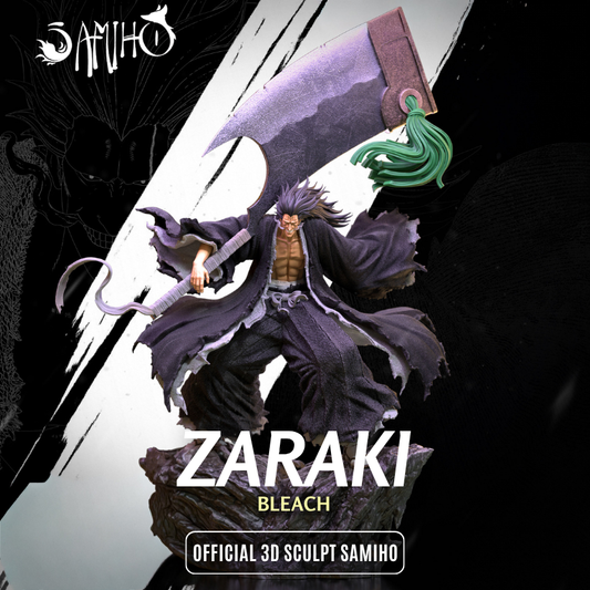 Zaraki Kenpachi Résine de Collection Yagami Studio Figurine et statue résine de collection manga animé comics imprimé et peinte à la main