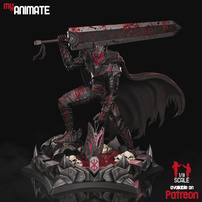 Guts Armure du Loup Résine de Collection Yagami Studio Figurine et statue résine de collection manga animé comics imprimé et peinte à la main