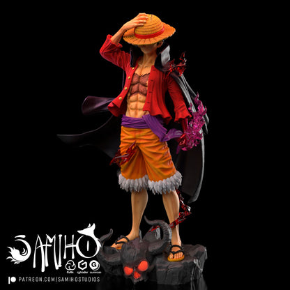 Luffy Résine de Collection Yagami Studio Figurine et statue résine de collection manga animé comics imprimé et peinte à la main