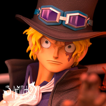 Sabo Résine de Collection Yagami Studio Figurine et statue résine de collection manga animé comics imprimé et peinte à la main
