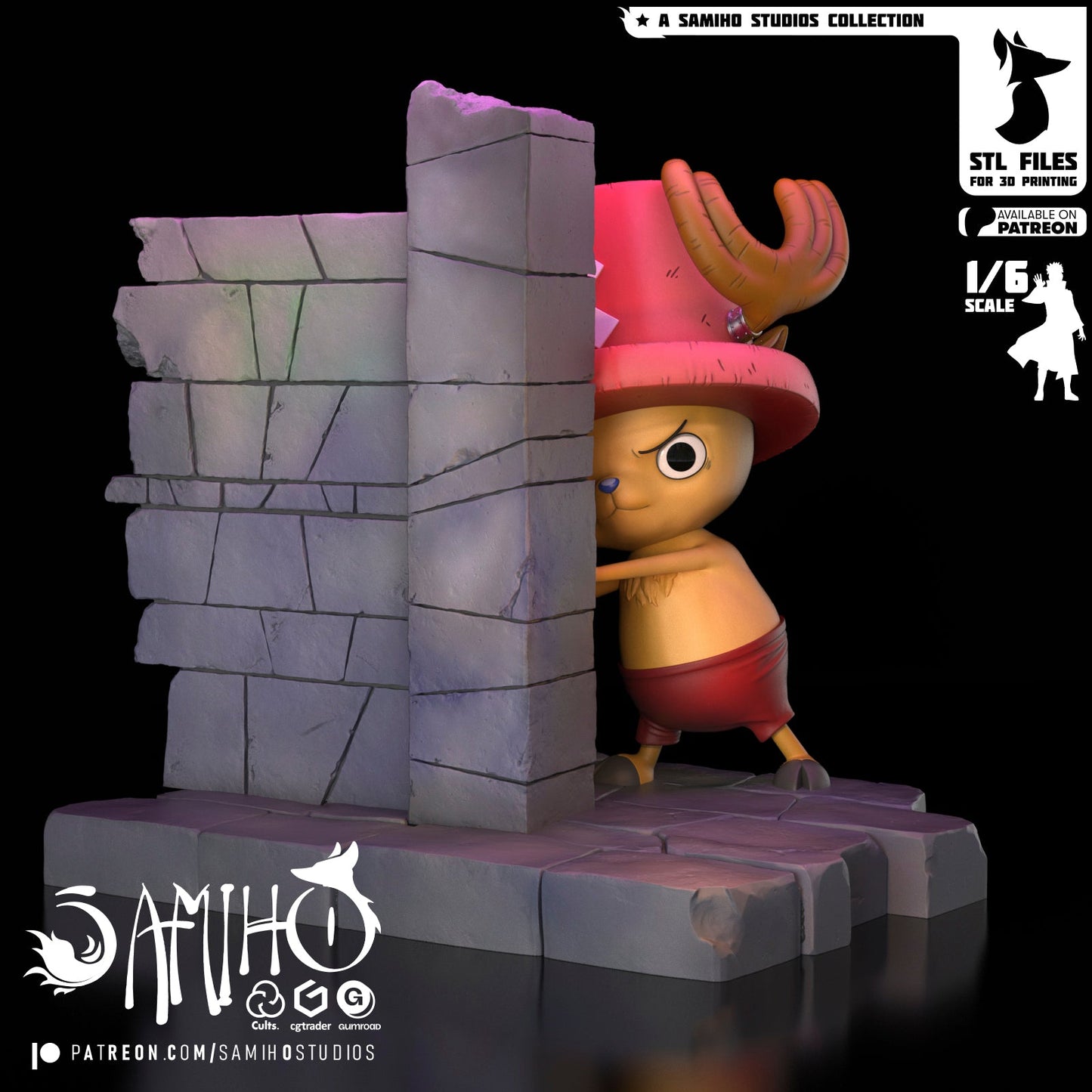 Chopper Résine de Collection Yagami Studio Figurine et statue résine de collection manga animé comics imprimé et peinte à la main
