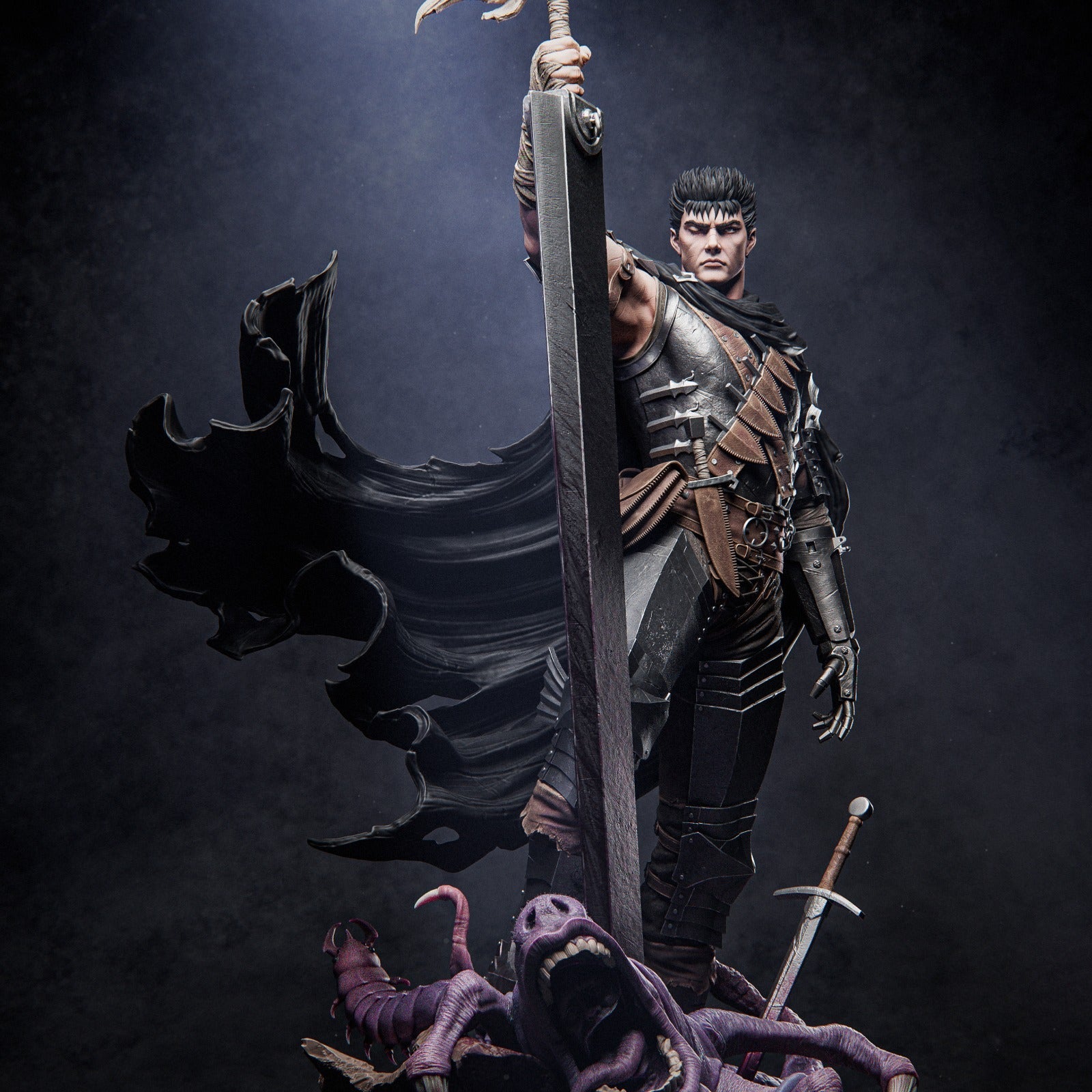 Guts Résine de Collection Yagami Studio Figurine et statue résine de collection manga animé comics imprimé et peinte à la main