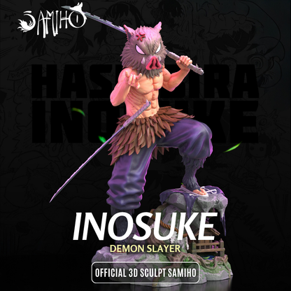 Inosuke Résine de Collection Yagami Studio Figurine et statue résine de collection manga animé comics imprimé et peinte à la main