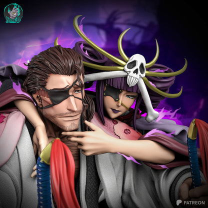 Kyoraku Résine de Collection Yagami Studio Figurine et statue résine de collection manga animé comics imprimé et peinte à la main
